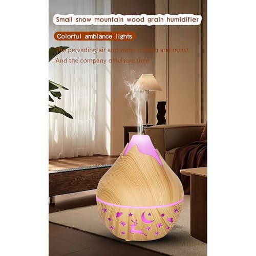 Difusor Aromático Eléctrico con Luz LED y Humidificador Ultrasonico 350ml miniatura 3