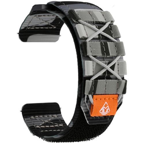 Image of Bandletic Compatible with Garmin Forerunner 570 47mm Bands, 22mm Quick Release Soft Sport Nylon Strap for Forerunner 255 /265 /Venu 2 /3 /4 45mm /Vivoactive 4 /Galaxy Watch 3 45mm /PACE 3 /4 /APEX 4 42mm