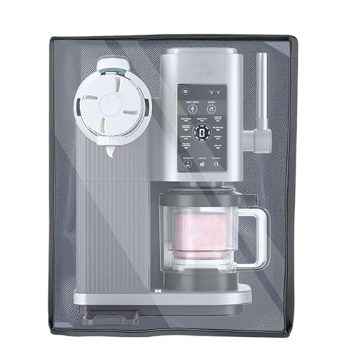 Funda para máquina de hielo con ventana transparente y protección térmica para cocina 2