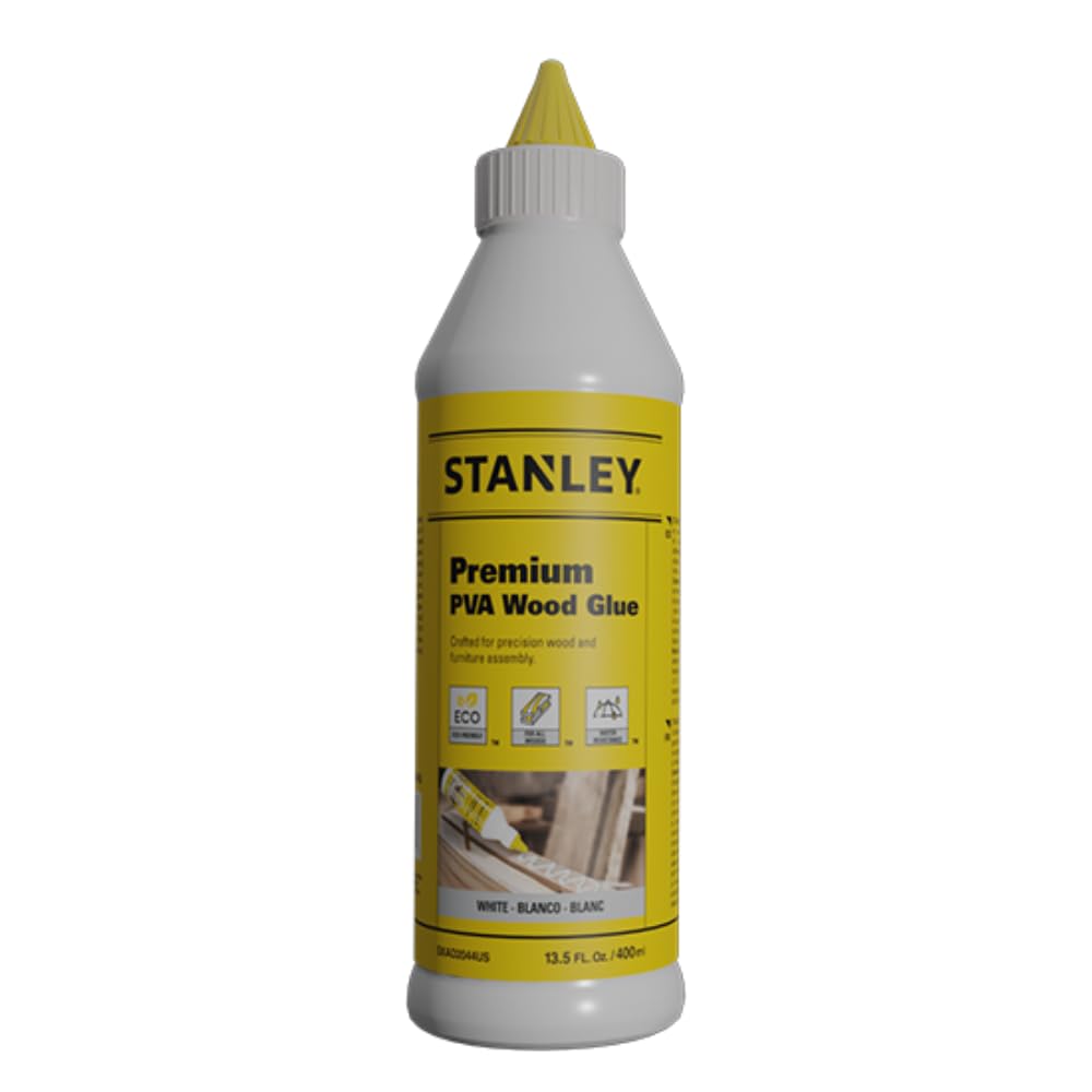 Stanley PVA Wood Glue Water Resistant Adhesive for D3
