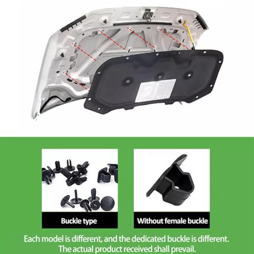 Tapis d'isolation moteur pour Toyota Highlander 2008-2013 isolant capot XU40
