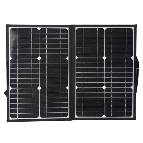 Image of generic 60W Foldable Solar Panel with 18V DC Ports and USB/Type C, Portable Monocrystalline Charger for Phone/Laptop/Camping, Includes Battery Storage Box
