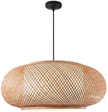 Hanamaki Modern Lattice Tropical Bamboo Chandelier DIY Handmade Wicker Rattan Ceiling Pendant Light Lampshade Weave Hanging Light For bar Coffee Shop Bedroom