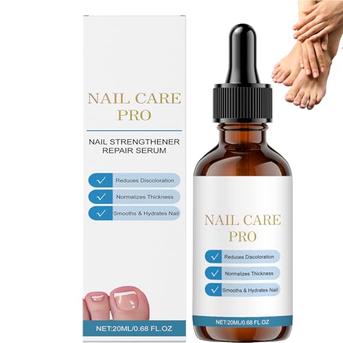 Sérum reparador de uñas, Nail Care Pro Serum para uñas dañadas y quebradizas, aceite hidratante para cutículas, fórmula vegetal, repara uñas partidas, tratamiento de uñas para mujeres y hombres (1
