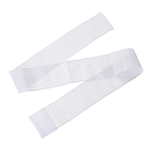 NOLITOY Sandage Weightlifting Wraps Elbow Sports Arm Elbow Wraps Calf Shin Wraps Straps Knee Brace for Sports Knee Pads Winding Strap Fitness Elastic Wrapping Tape White