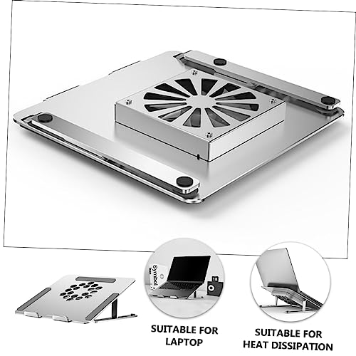 Base para laptop con ventilador RGB y altura ajustable miniatura 6