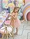 AGQT Baby Mädchen Tüll Kleid,Kleinkind Partykleid Ärmelloses Tutu Geburtstag Kleid Rosa Gänseblümchen-Spitze Blumenmädchen Kleid,Größe 18-24 Monate