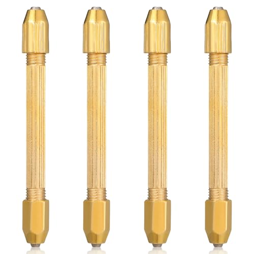 Juego de 4 mini taladros manuales Gatuida de doble cabezal para microtallado 2