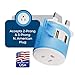 OREI UK, Ireland, Dubai Travel Plug Adapter with Dual USB - USA Input - Type G - (U2U-7), Will Work with Cell Phones, Camera, Laptop, Tablets, iPad, iPhone and More