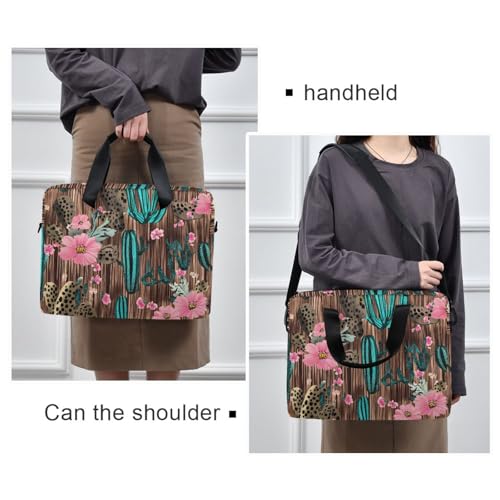 Funda para portátil ALAZA con estampado Leopardo y flores 13-15.6 pulg miniatura 7