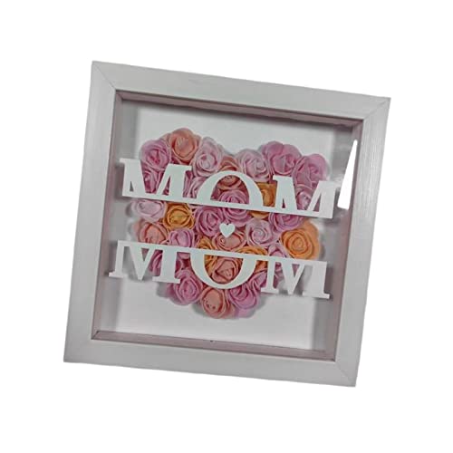 ＫＬＫＣＭＳ Caixa de Sombra de Flor de Mãe Personalizada Moldura de Estilo Nórdico Ornamento de Caixa de