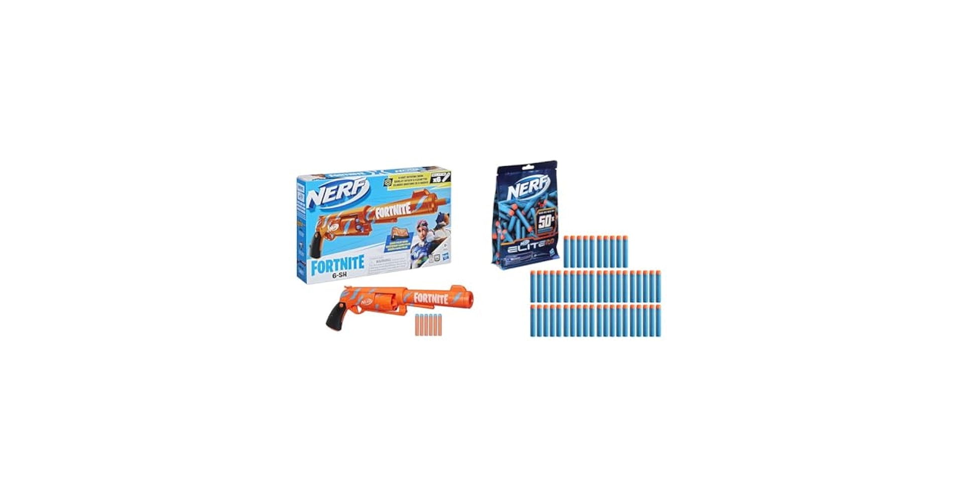 Hasbro - 【新品】ナーフ フォートナイト BLUE SHOCK 電動ブラスター 10ダーツ Amazon.com: NER FORTNITE Blue Shock : Toys & Games