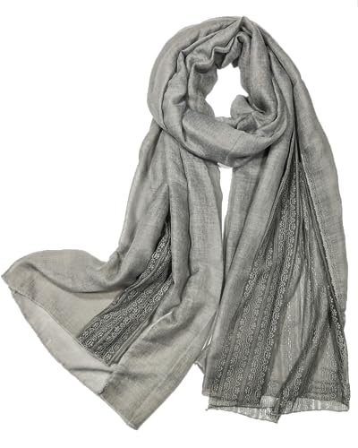 Shanlin Super Large Cotton Blend Lace Scarves for Women (76