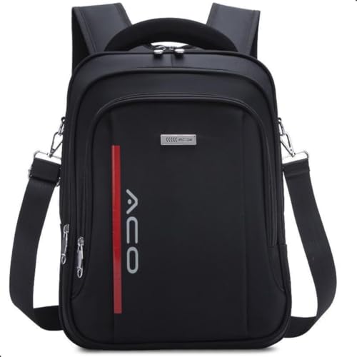 Mochila Masculina Feminina Ideal Para Escolar Faculdade Viagens e Dia a Dia Resistente a água Reforçada Com Alça Transversal (Preto)