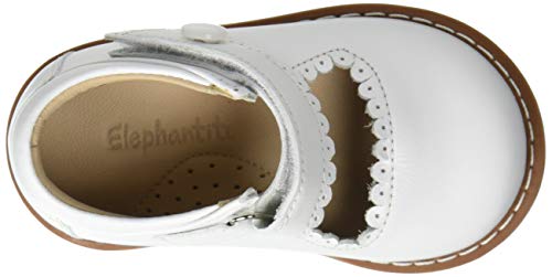 Elephantito Girls European First Walker Shoe, White, 4 Toddler #TOP4