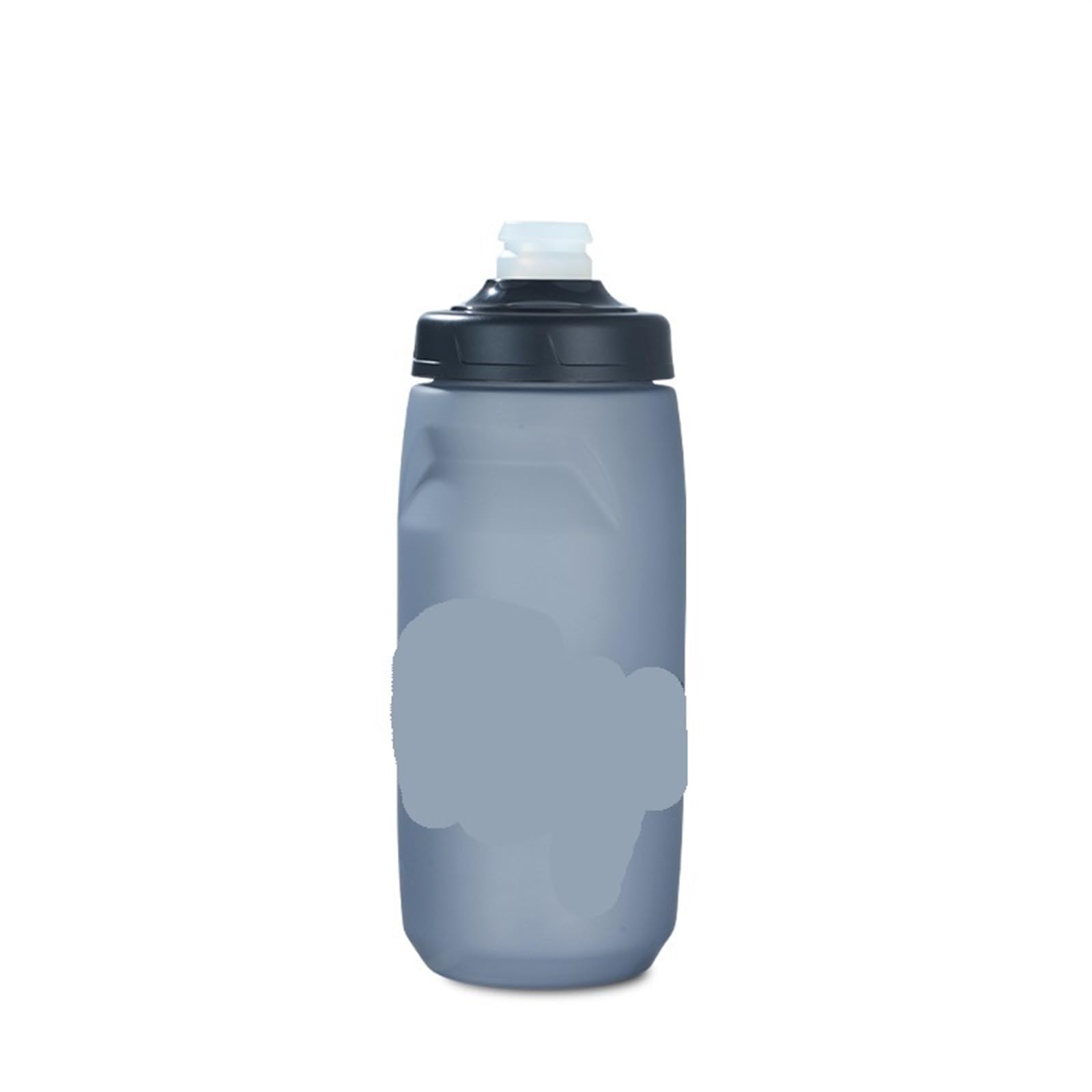 QuxetlRyz Sports Water Bottle Cycling Water Bottle Leak-proof Squeezable Taste-free BPA-free Plastic Camping Hiking Sports Bicycle Kettle(Grey 620ML)