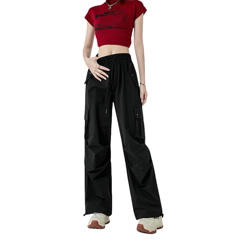 Pantalon cargo d'été taille haute pour femme : fini les vêtements serrés