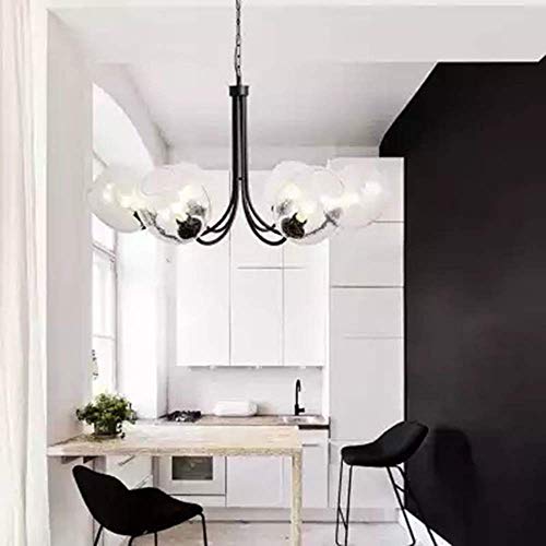 Lustre salon et bar au design incurvé pour une ambiance restaurant chic