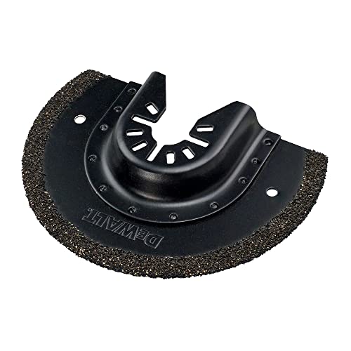 DeWalt Hartmetall Segment-Sägeblatt (95 mm, 3 mm Schnittbreite, Multitool-Zubehör- zum Ausfräsen feiner Fliesenfugen und Schlitzen in Putz… – Ansicht 2
