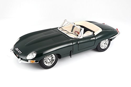 Bburago Jaguar E-Type Cabriolet verde 1/18 18-12046G, cor (18-12046), cor / modelo sortido