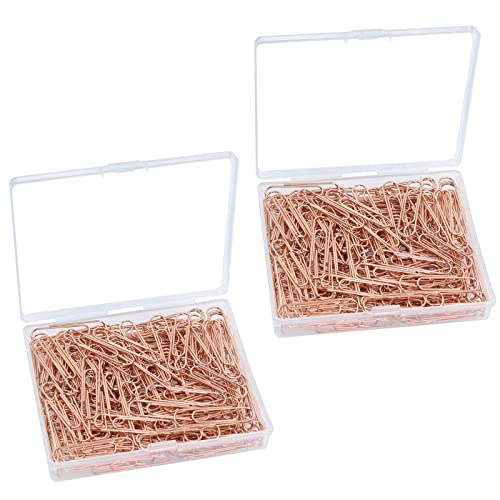 SUpoetry 240 Pezzi Graffette in Oro Rosa, Fermagli...