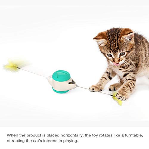 Brinquedo gato,Cat Interactive Toy Cat Ball Toys Tumbler Toys Bola de treinamento de QI embutida Cat