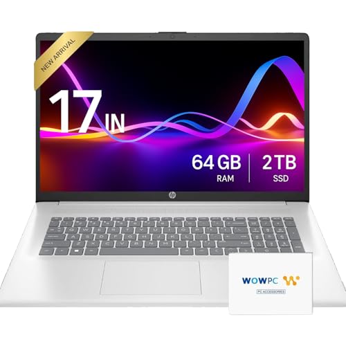HP 2025 New 17 inch Laptop Computer • 64GB RAM • 2TB SSD •