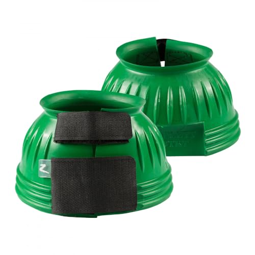 Image of HORZE No Turn Overreach Rubber Bell Boots for Horses