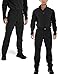 KFUBUO Men's Lightweight Ripstop Tactical Cargo Pants, Water Resistant Hiking Work Pants Relaxed Fit Black