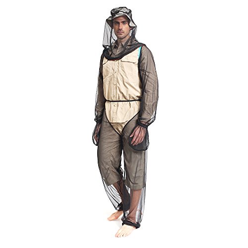Lixada Anti-Mosquitoes Suit,Lightweight Bug Mosquito Suit Wear Ultra-fine Mesh for Men Women Hiking Fishing Camping Bee Feeding Cycling