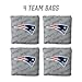 YouTheFan Officially-Licensed NFL New England Patriots Set of 4 Cornhole Bags - All Weather Regulation 6” x 6” Size - 16oz Weight - Designed in USA