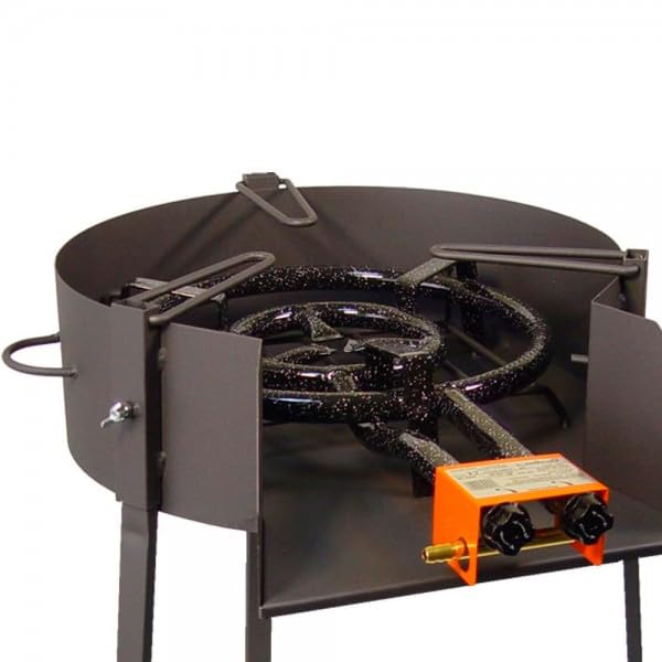 Bilake Barbacoa portátil (Ø60cm | Barbacoa + Quemador de gas)