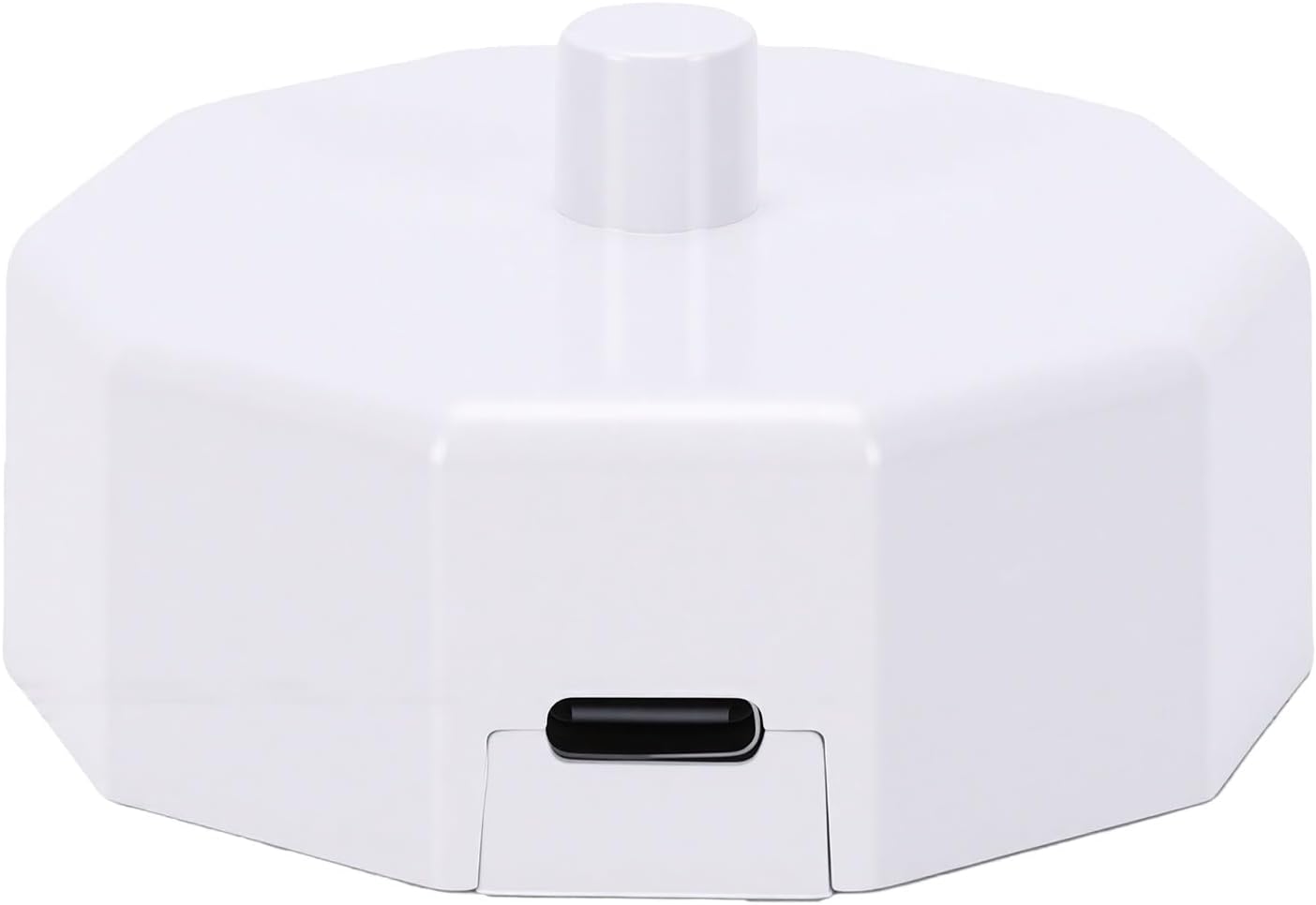 Karlak Electric Toothbrush Charger Fast Charging Base with Smart Security Features for Black Series, Portable and Lightweight ABS Design for Travel (White)