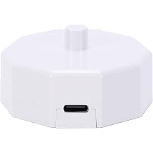 Karlak Electric Toothbrush Charger Fast Charging Base with Smart Security Features for Black Series, Portable and Lightweight ABS Design for Travel White