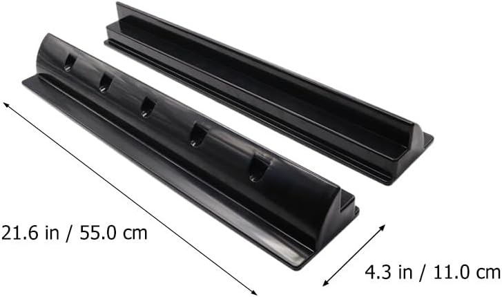 VANZACK 2pcs Solar Panel Mounting Brackets ABS Solar Panel Side Mount Brackets Solar Panel Roof Installation Clamps for RVs, Trailers, Campers, Yachts, Wall and Other Off Gird Roof