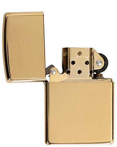 Zippo Armor High Polish Brass Pocket Lighter
