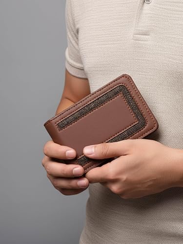Image of ZOUK Roy Wallet for Men - Compact Vegan Leather Wallet, Slim & Stylish with Water-Resistant Lining | Bristel