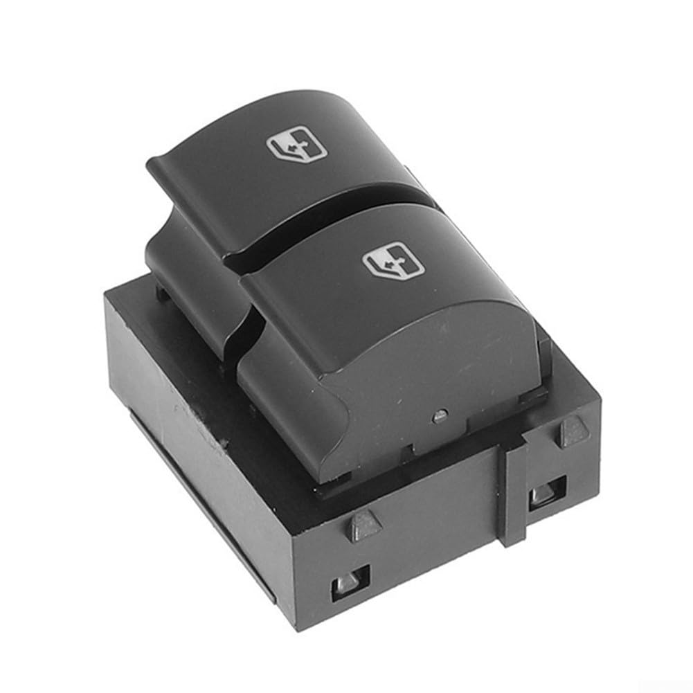 Interruttore alzacristalli elettrico 735451232 per Fiat Grande Punto Panda Doblo 2005-2008 ABS Nero Ricambio Interruttore di Controllo Interno