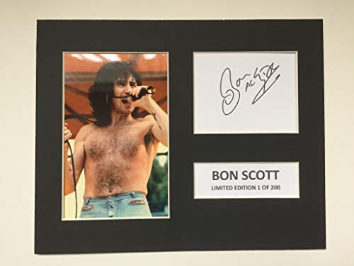Limited Edition Bon Scott completamente firmato