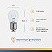 13W S8 Bayonet Halogen Bulbs Replacement for Philips BC93 12V by Technical Precision - Indoor Low Voltage Light Bulbs with Single Contact Bayonet BA15S Base - 700 Hours Rated Life - Clear - 10 Pack