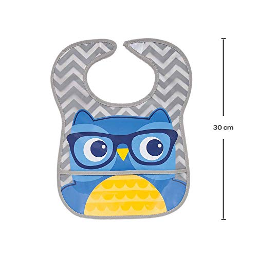 Babador com Bolso Coruja, Buba, Multicor 5 Babador com Bolso Coruja, Buba, Multicor - Imagem 5