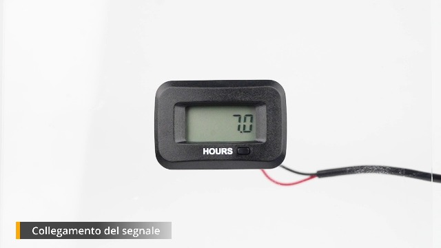 Contatore Ore Funzionamento NInE-ROnG - LCD Digitale Per Generatori, Motoseghe E Attrezzi