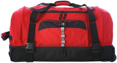 Olympia Luggage 30" Rollling Duffle,Red,One Size 1 Olympia Luggage 30" Rollling Duffle,Red,One Size