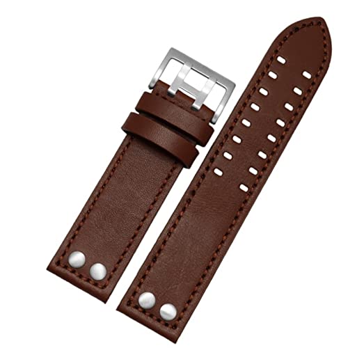 Bracelet de montre en cuir pour Hamilton Aviation contre l'usure du poignet