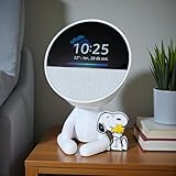 Suporte Alexa Echo SPOT. Robert SNOOP - Presente, decoração criativa, música, som, stand de mesa Amazon