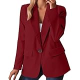 traje de novio rojo vino Material: esta chaqueta de traje de trabajo para mujer está fabricada con tela de alta calidad que garantiza durabilidad y comodidad.
