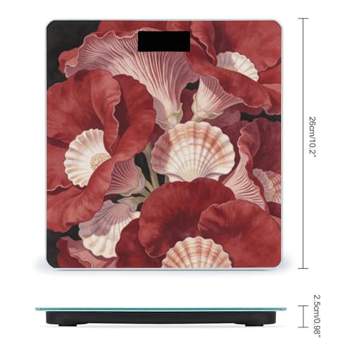 Báscula digital para baño con pantalla LCD grande y 180 kg miniatura 2