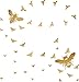 BeeÂ WallÂ Decals HoneyÂ Bee Wall Decor BeeÂ Wall Stickers GoldÂ HoneyÂ BeeÂ Decals,Â HoneycombÂ Wall Decals,Â Nursery WallÂ Decor Peel&Stick and Removable Decals for Bedroom
