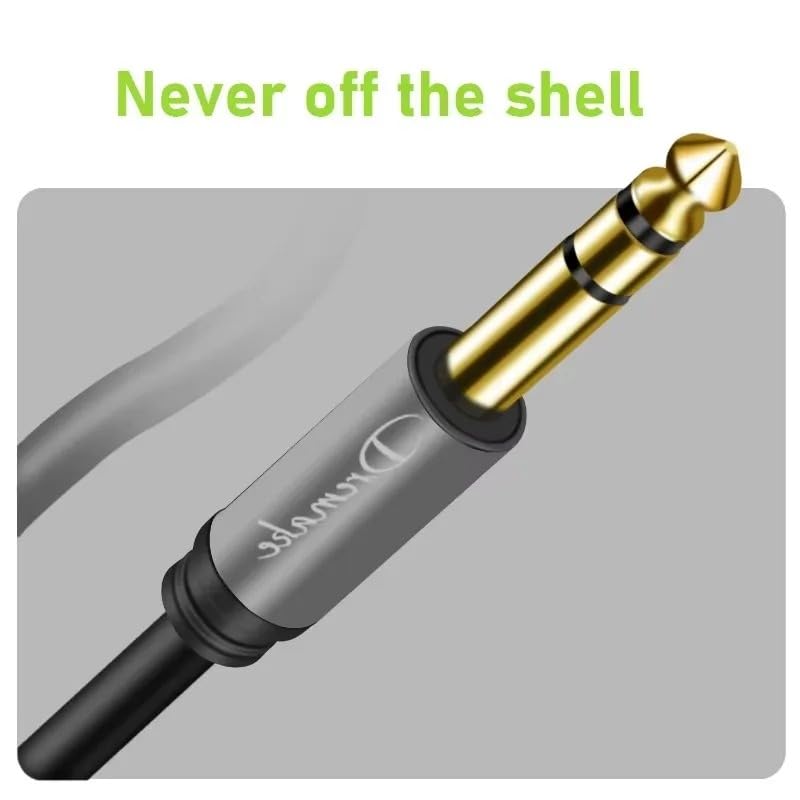 Cable de audio estéreo 3.5mm a 6.35mm de 3 m miniatura 2