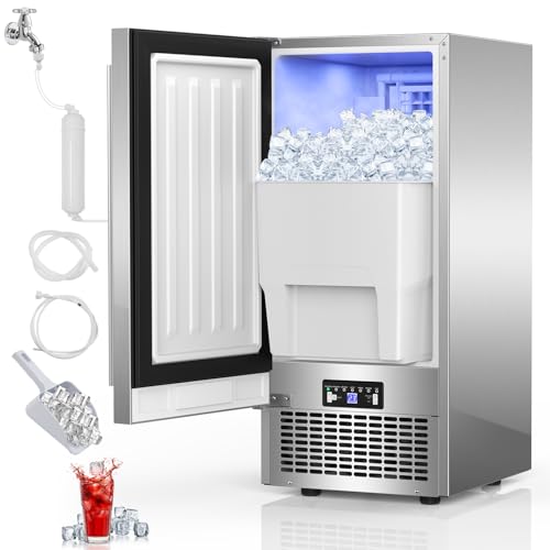 FoMup FMQRSS40F 100 lbs per day undercounter ice maker